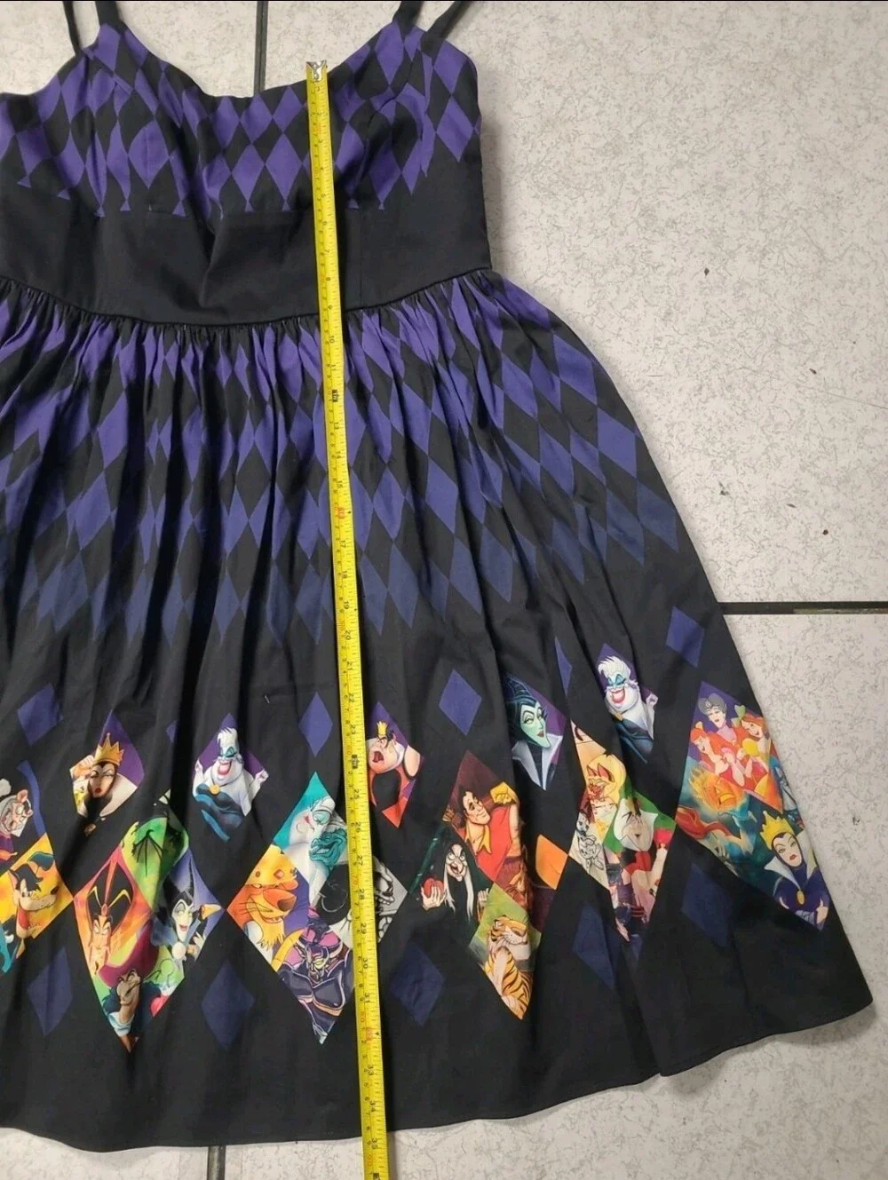 Disney Dress Shop Villains Tank Dress Dapper Days Halloween Good to be Bad - 1X - Picture 3 of 9